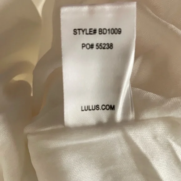 Lulu’s Ivory Floral Embroidered Ruffled Mini Cocktail Dress - Picture 10 of 13